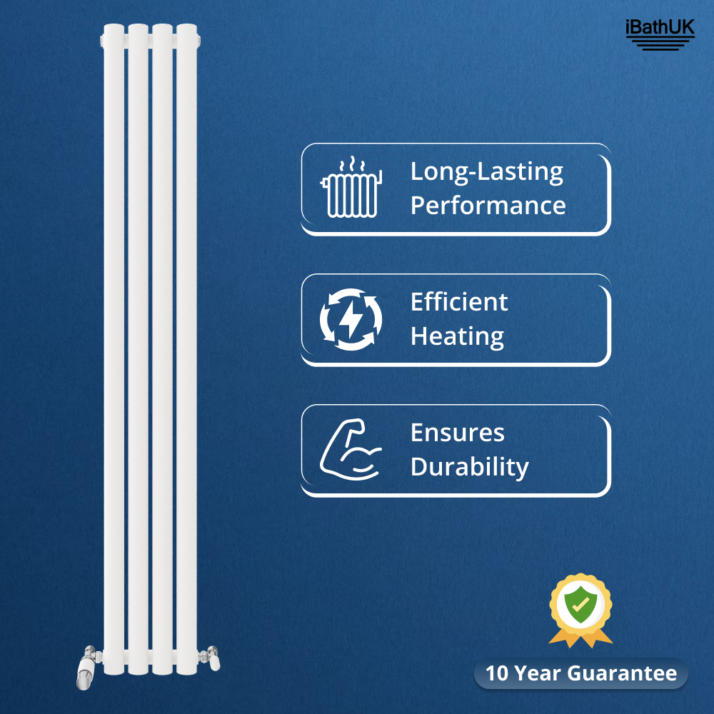 Princia Vertical Oval Single Panel Radiator