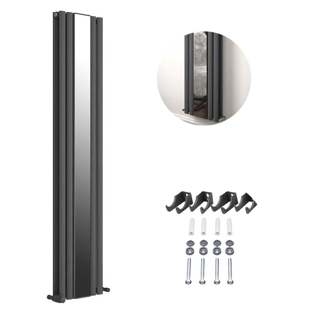 Princia Mirror Radiator - 1800 x 380mm