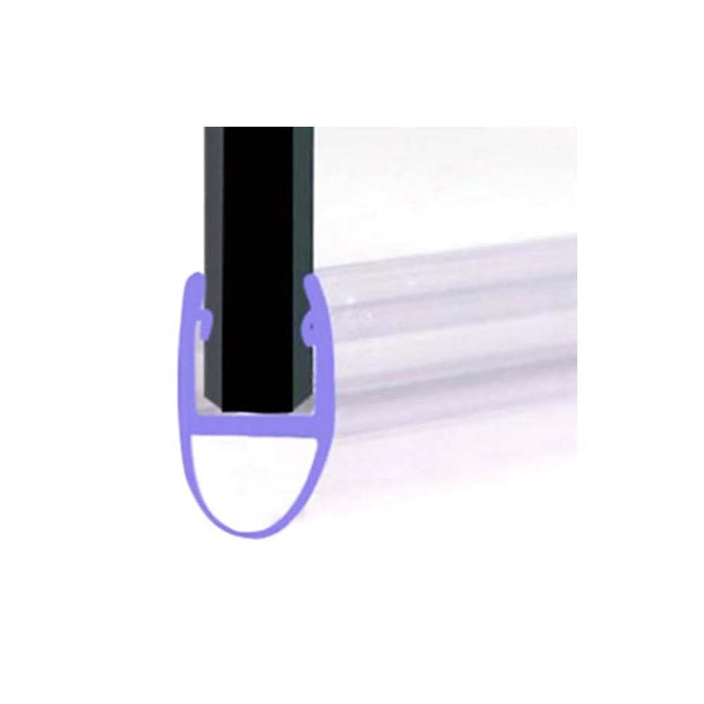 VeeBath For 8-10mm glass, 7mm gap Bath Shower Screen Rubber Seal Strip Glass Thickness 4-6 and 8-10mm Gap 7-23mm