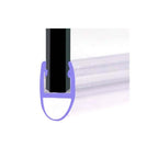 VeeBath For 8-10mm glass, 7mm gap Bath Shower Screen Rubber Seal Strip Glass Thickness 4-6 and 8-10mm Gap 7-23mm