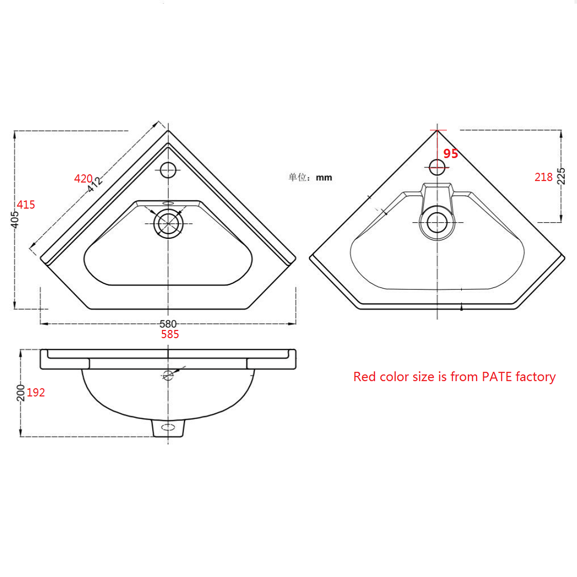 Modern Krona Corner Cloakroom Vanity Unit and Basin - 400mm Wide in a stylish white finish. Perfect for small bathrooms and en-suites, this compact vanity unit maximizes space and offers practical storage. Shop now at Bathroom4Less for quality bathroom furniture.