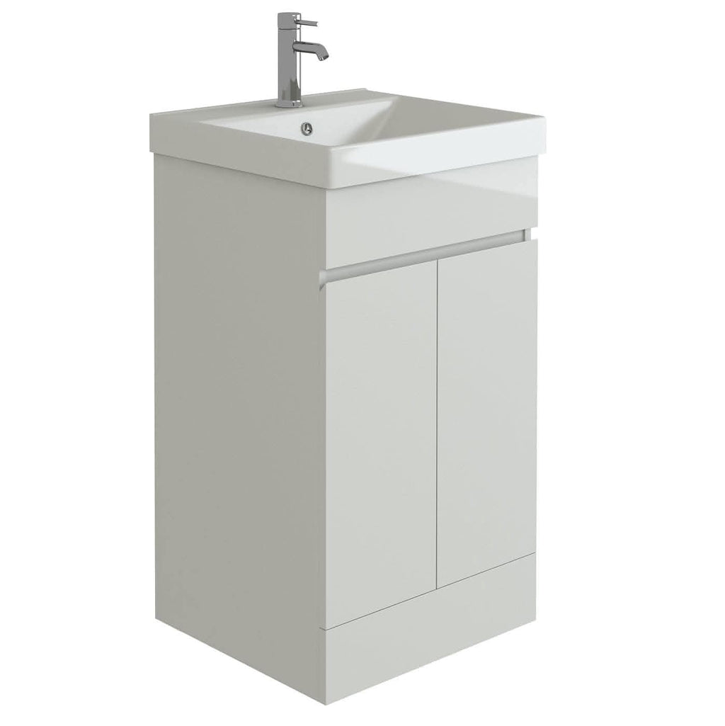 Modern Floor Standing Vanity Unit With Basin - 1 TH