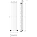 Regalia Vertical Double Flat Panel Radiator