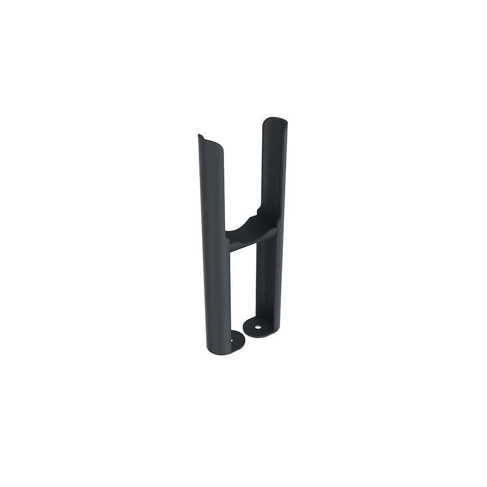 iBathUK Anthracite Floor Mount Radiator Leg Kit Brackets for Traditional 2 Bar Radiator