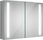 iBathUK Furniture > Mirrors Bathroom Mirror LED Mirror Cabinet Illuminated Mirror 800 x 600mm