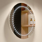 iBathUK Furniture > Mirrors Bathroom Mirror with Led Lights Wall Mounted Illuminated Round 500 x 500mm