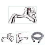 VeeBath Baths > Bath Accessories Bathroom Taps Shower Mixer Tap Bathroom Tub Single Lever Mono Basin