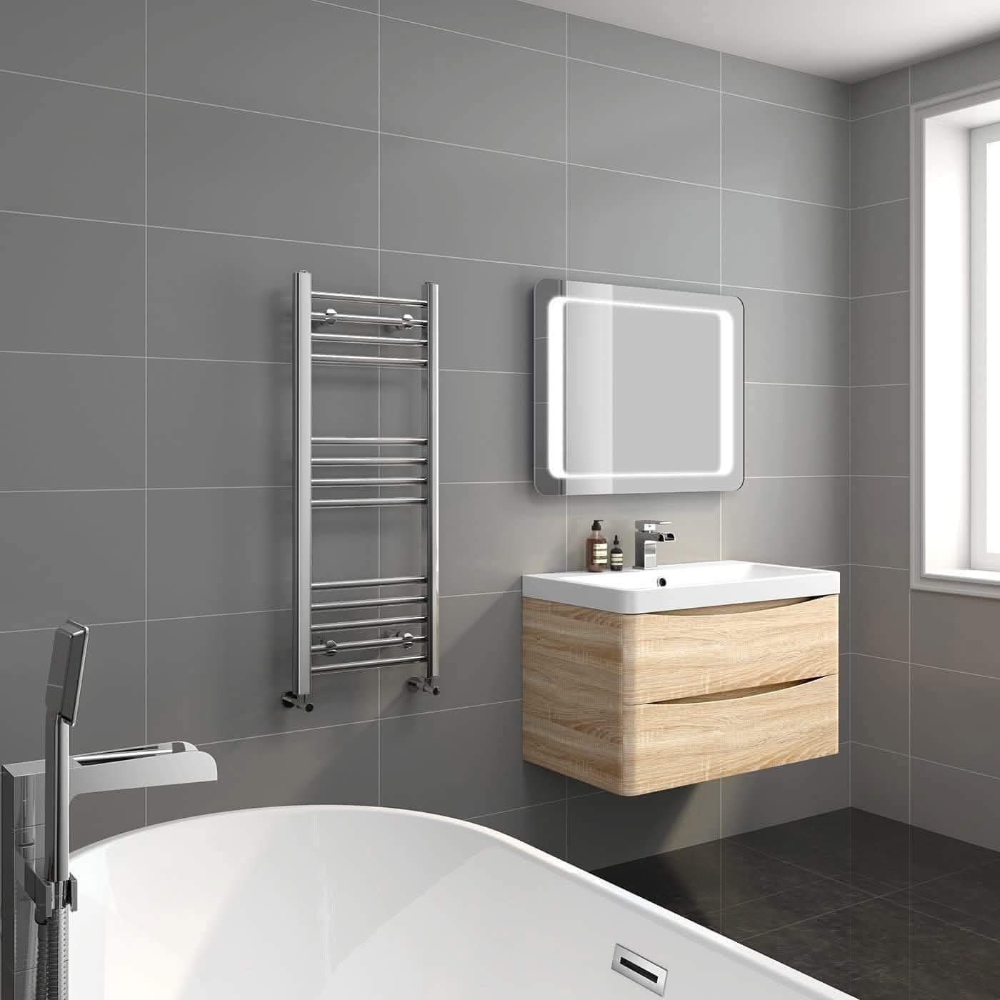 Straight Heated Towel Rail Bathroom Radiator