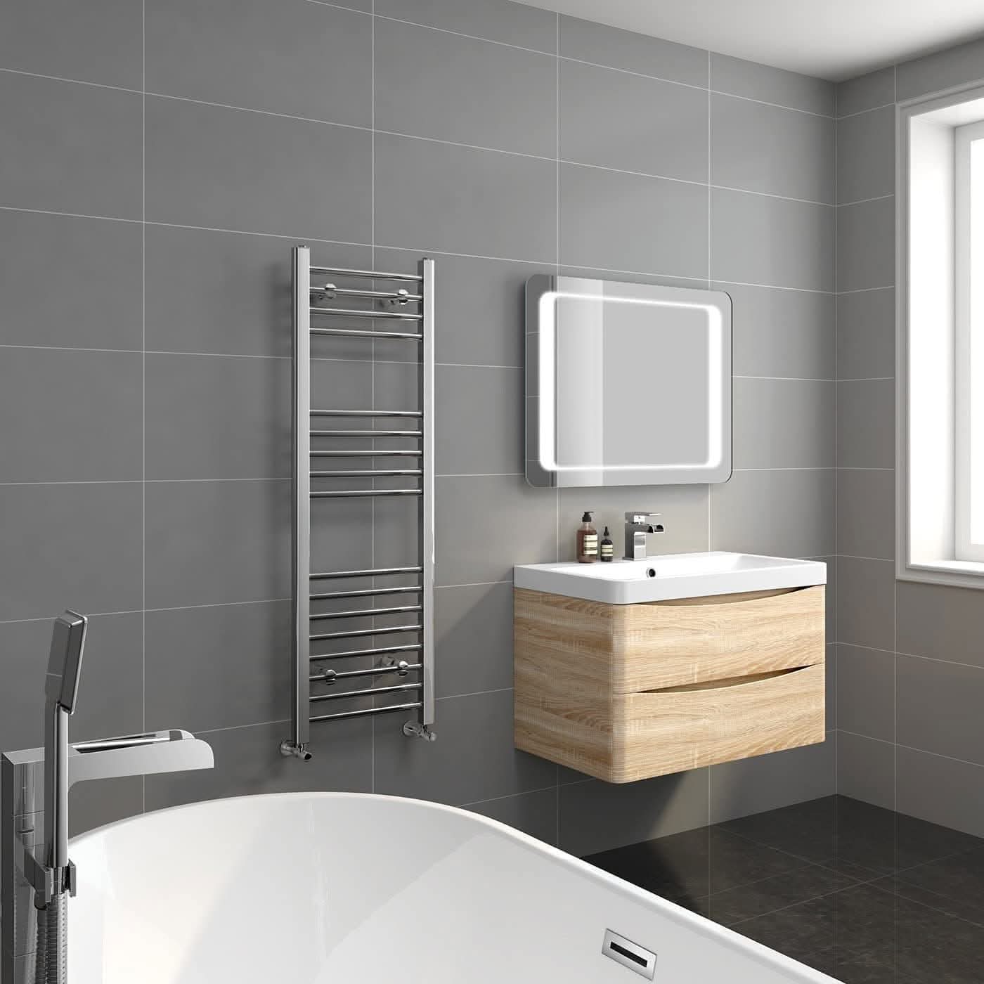 Straight Heated Towel Rail Bathroom Radiator