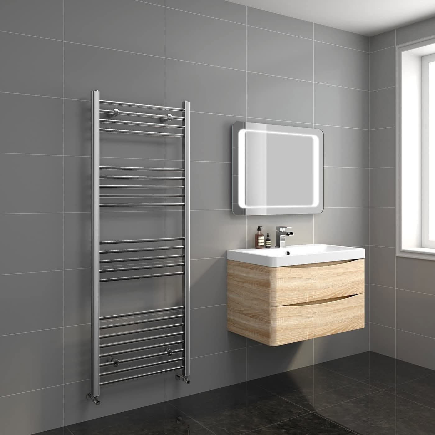 Straight Heated Towel Rail Bathroom Radiator