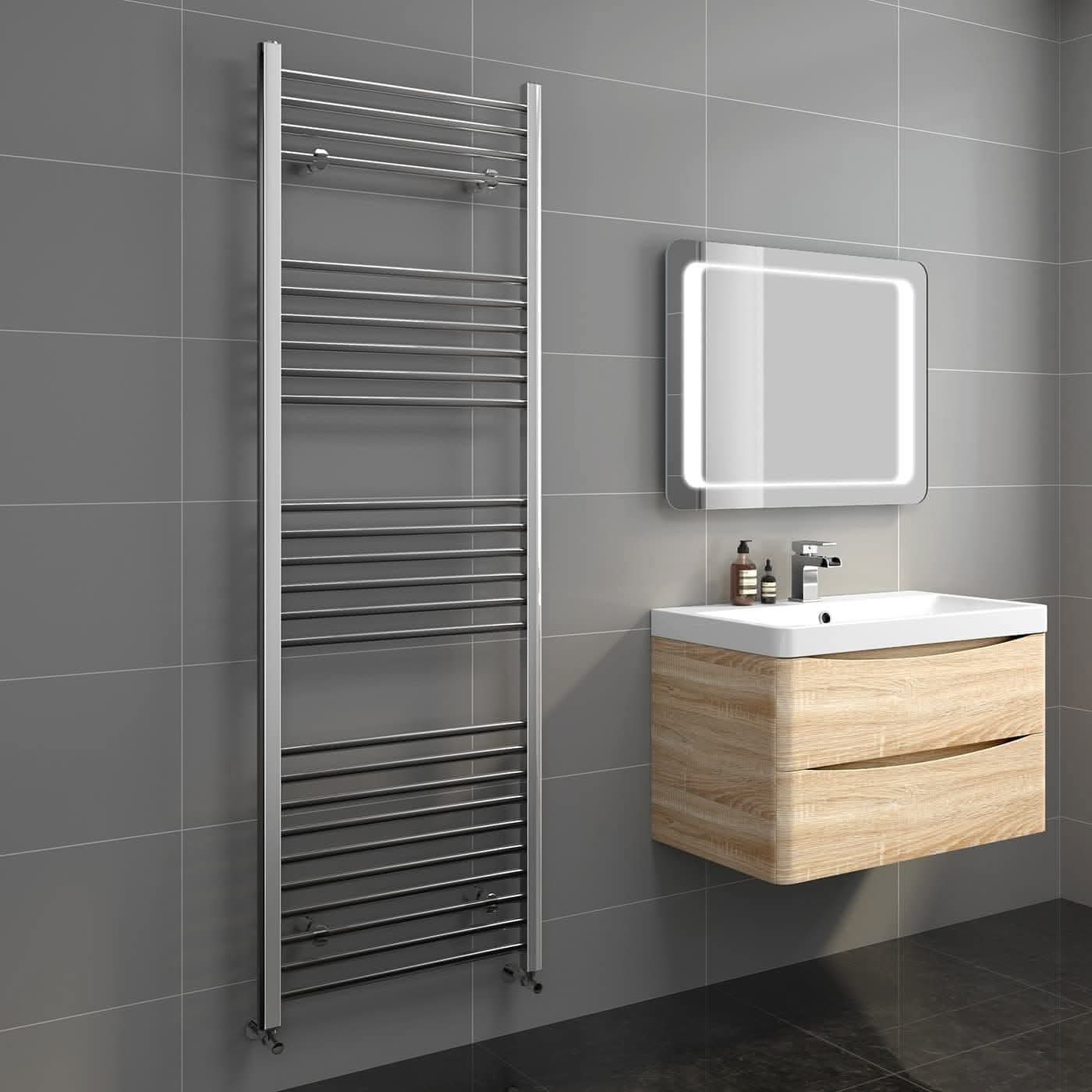 Straight Heated Towel Rail Bathroom Radiator