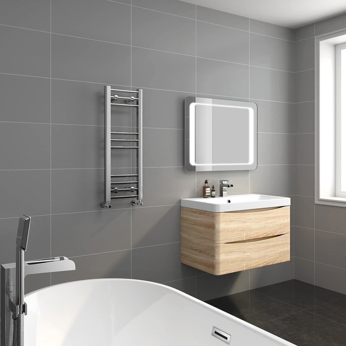 Straight Heated Towel Rail Bathroom Radiator