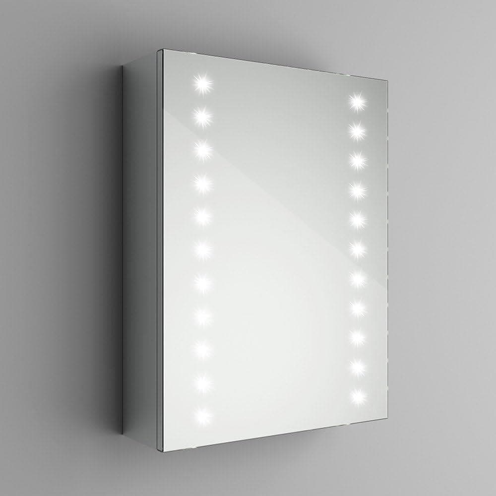 iBathUK Furniture > Mirrors iBathUK Bathroom Illuminated Mirror Cabinet 450 x 600 mm