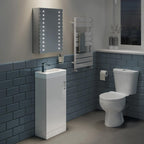 iBathUK Furniture > Mirrors iBathUK Bathroom Illuminated Mirror Cabinet 50 x 600 mm