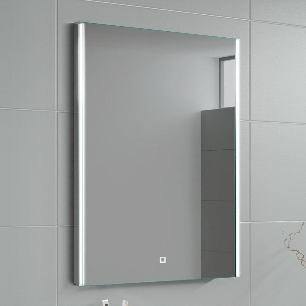 iBathUK Furniture > Mirrors iBathUK Mirror Illuminated LED Light Touch Sensor Wall Mounted 700 x 500mm