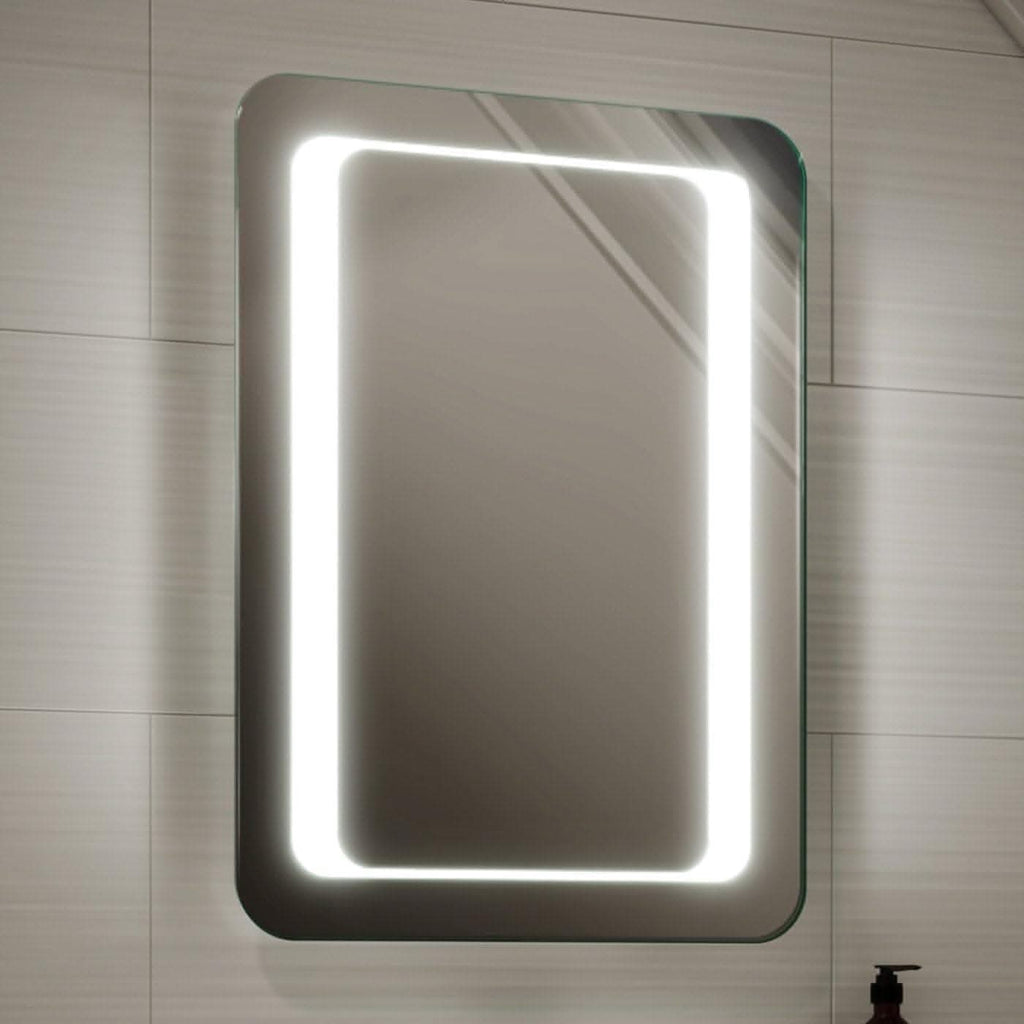 iBathUK Furniture > Mirrors iBathUK Mirror LED Light Battery Illuminated Wall Mounted Mirror 500 x 700mm