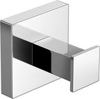 iBathUK Bathroom > Bathroom Accessories iBathUK Towel Robe Hook Luxury Square Chrome Accessory