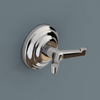 iBathUK Bathroom > Bathroom Accessories iBAthUK Traditional Towel Robe Hook Round Chrome