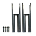 Bathroom4less Heating,Heating Accessories,Other Heating Accessories 77mm Radiator Leg set 270mm High - Matt Black
