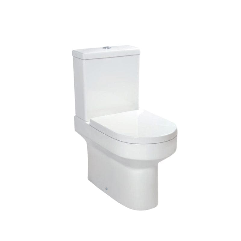 iBathUK Toilets > Close Coupled Toilets Rimini Ceramic Close Coupled Toilet - White