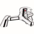 VeeBath Rosina 1700mm Bath Vanity Basin Unit Toilet & Mixer Taps Bathroom Suite