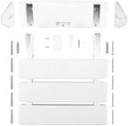 VeeBath Shower Folding Chair Disability Aid Bath Spa Bathing Wall Hung Mounted White