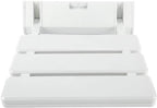 VeeBath Shower Folding Chair Disability Aid Bath Spa Bathing Wall Hung Mounted White