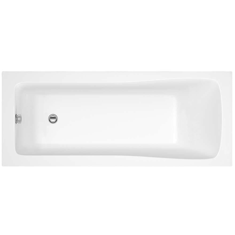 VeeBath Baths > Straight Baths 1800 x 800mm Single Ended Bath Acrylic Material Adjustable Feet