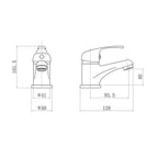 VeeBath Sophia Vanity Unit, Toilet & Single Ended Bath Bathroom Suite - 1800mm