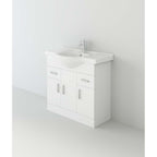 VeeBath Furniture > Combination Vanity Units Toilet Vanity Bathroom Furniture Set WC Toilet Unit Pan Cistern - 1450mm