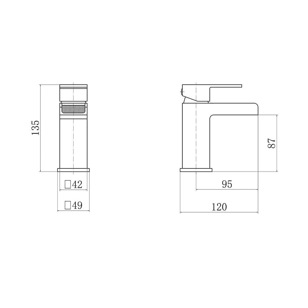 VeeBath Taps > Basin Taps Waterfall Bathroom Sink Taps Basin Mixer Tap Chrome Bath Filler Double Lever